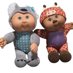 Adorable Animal-Themed Plush Cabbage Patch Kids